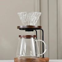 HARIO V60-02 Glass Dripper (Walnut)