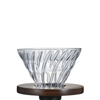 HARIO V60-02 Glass Dripper (Walnut)