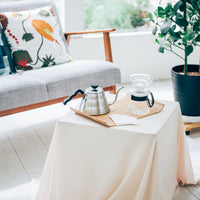 Hario V60 dripper and buono kettle specialty coffee brewing