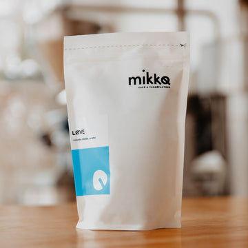 Mikko specialty coffee LØVE blend blue retail bags medium roast espresso coffee